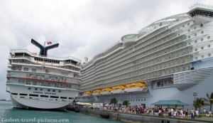 Oasis of the Seas size comparison