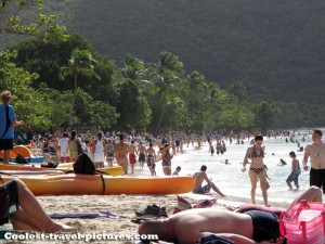 Magens Bay Crowded Beach