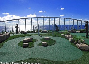 miniature golf Oasis of the Seas