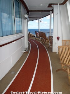 running track on Oasis of the Seas